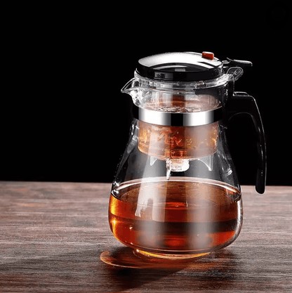Glass Teapot With Built In Filter For Loose Leaf Tea And Herbal Brewing 7