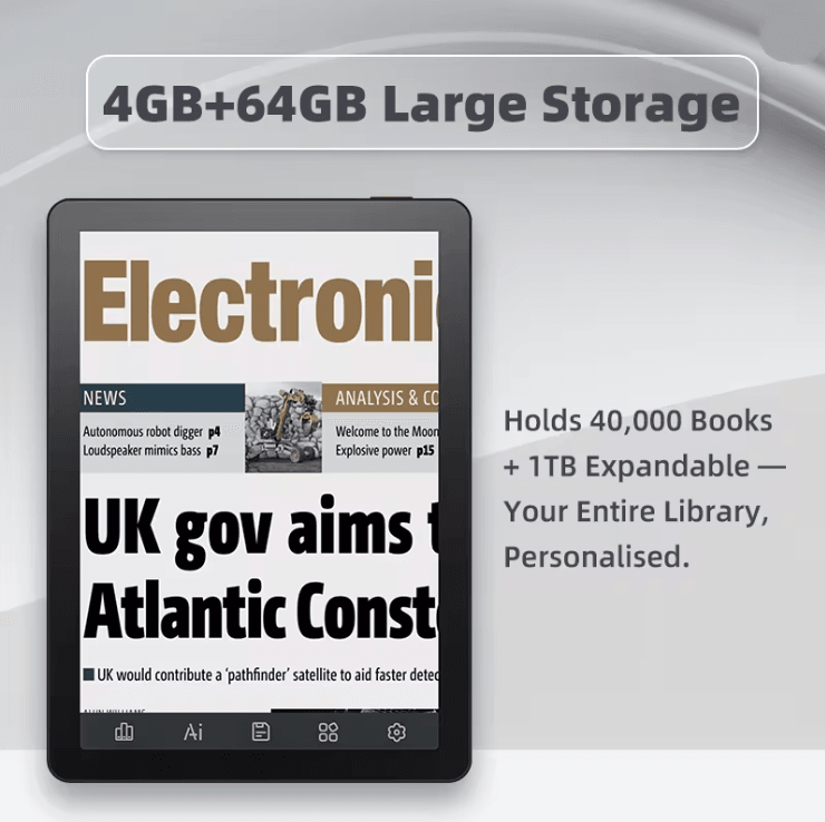 Bigme B6 E Ink Ereader With Android 14 And Google Play 3