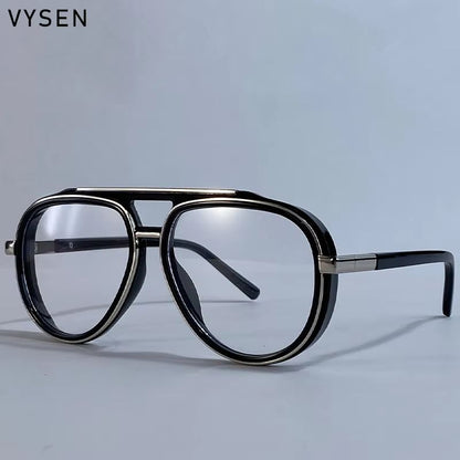 Mens Oversized Polarized Pilot Sunglasses  Luxury Double Beam Vintage Driving Shades 12
