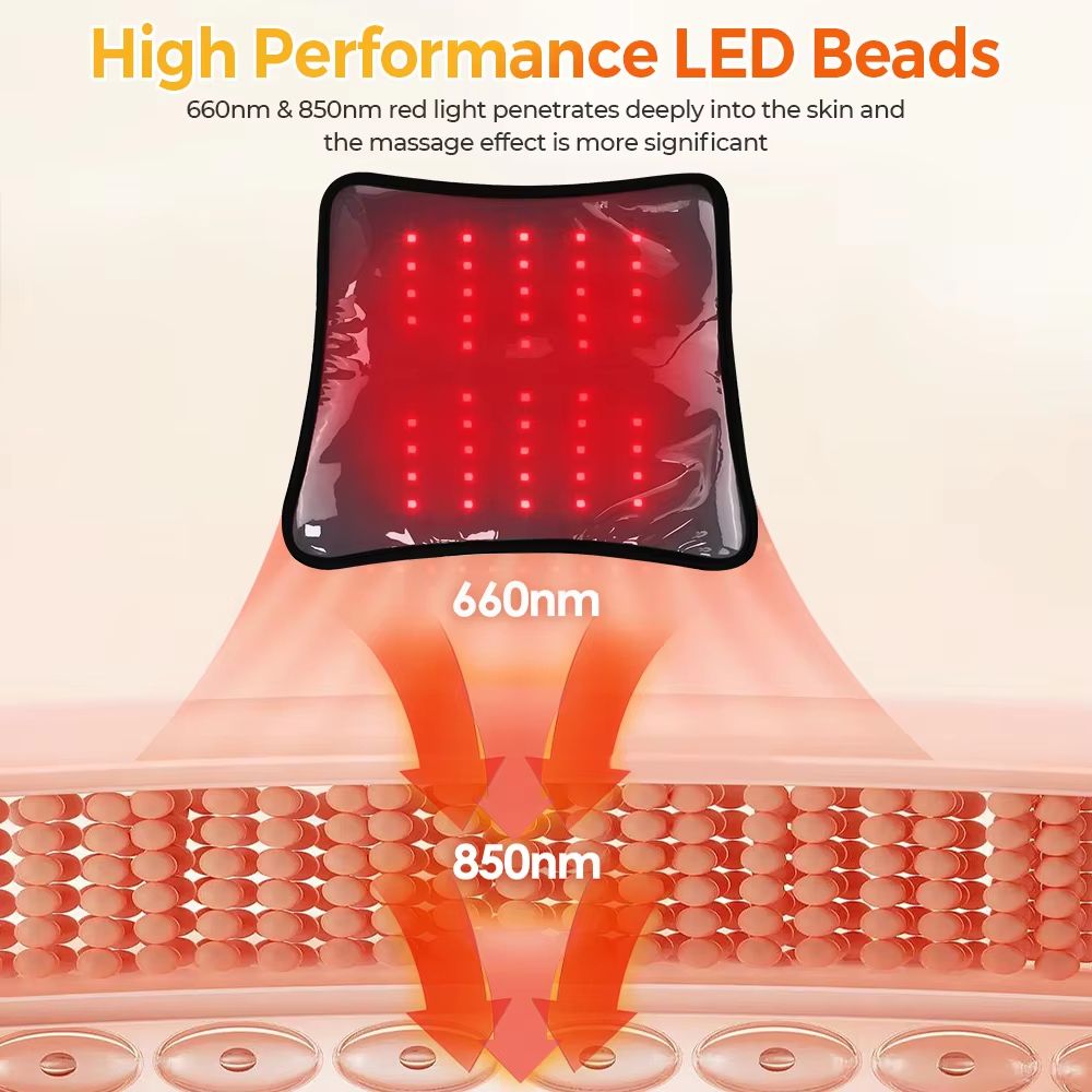 Electric Infrared Heated Knee Massager With Vibration  Joint Support Brace  Wireless Pain Relief Pa 3