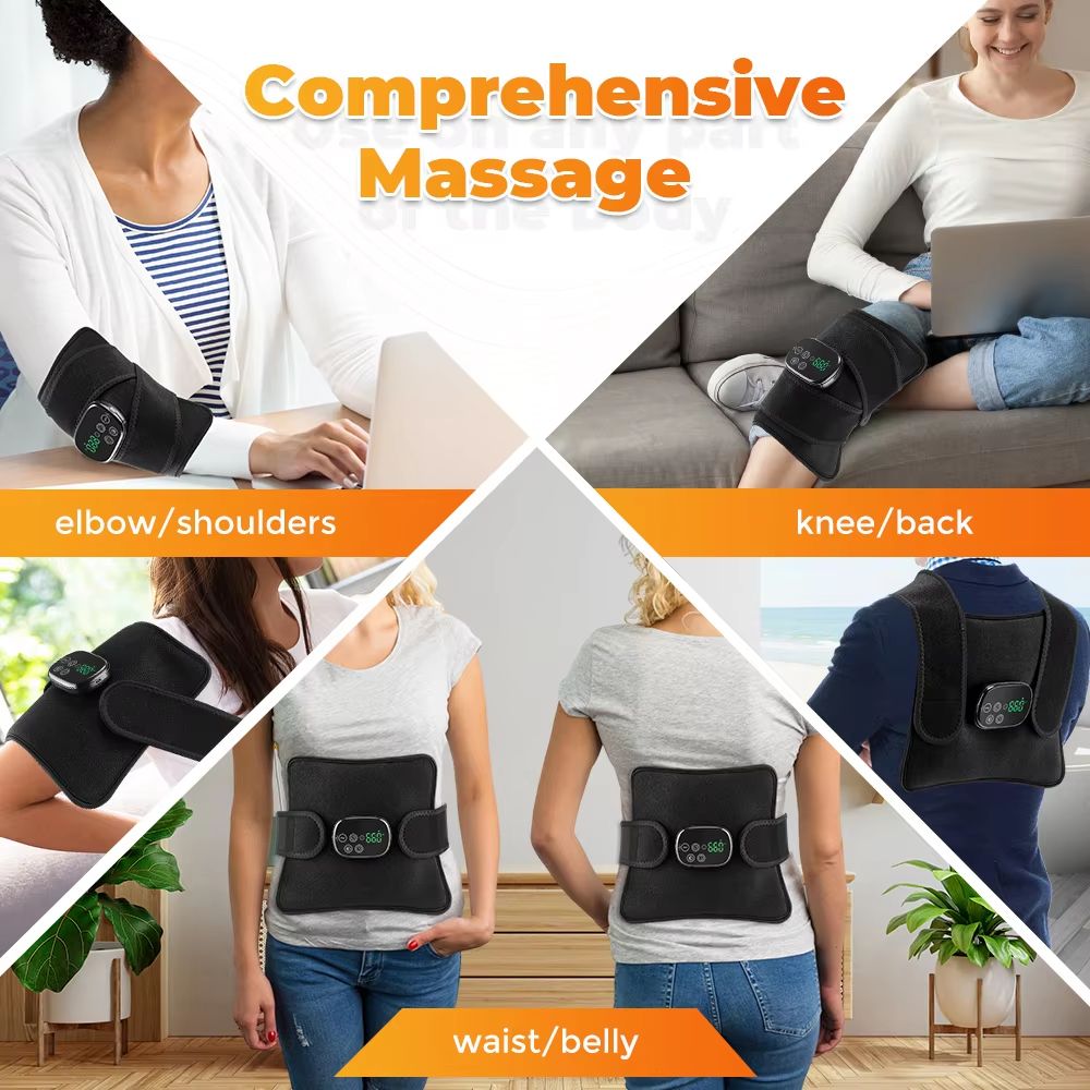 Electric Infrared Heated Knee Massager With Vibration  Joint Support Brace  Wireless Pain Relief Pa 5