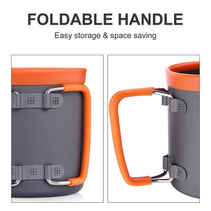 Widesea Lightweight Aluminum Camping Mug  Durable Outdoor Cup For Hiking Trekking  Travel 2