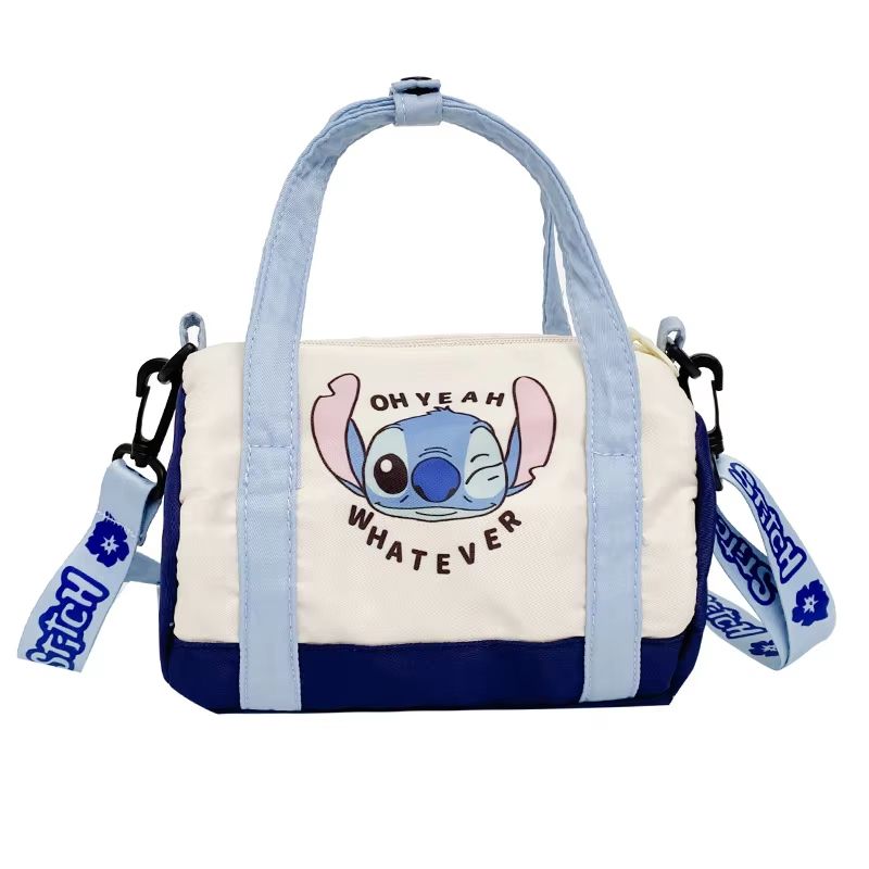 Cartoon Strawberry Bear Canvas Shoulder Bag  Casual Crossbody Tote For Women 6