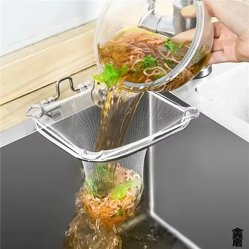 50PCS Disposable Kitchen Sink Filter Mesh Bags – Drain Garbage Net & Food Residue Catcher