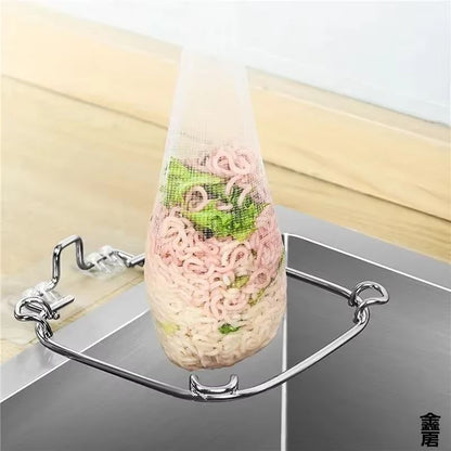 50PCS Disposable Kitchen Sink Filter Mesh Bags  Drain Garbage Net  Food Residue Catcher 2