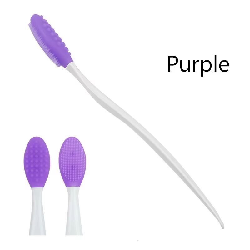 Silicone Face Cleansing Brush With Replacement Heads  Exfoliating Blackhead Removal Tool 12