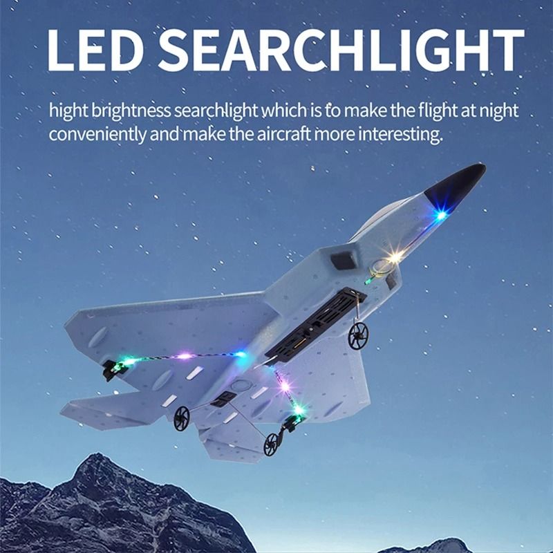 24G RC Foam Warplane With LED Lights And Gyroscope 3