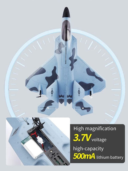 24G RC Foam Warplane With LED Lights And Gyroscope 4