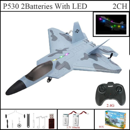 24G RC Foam Warplane With LED Lights And Gyroscope 8