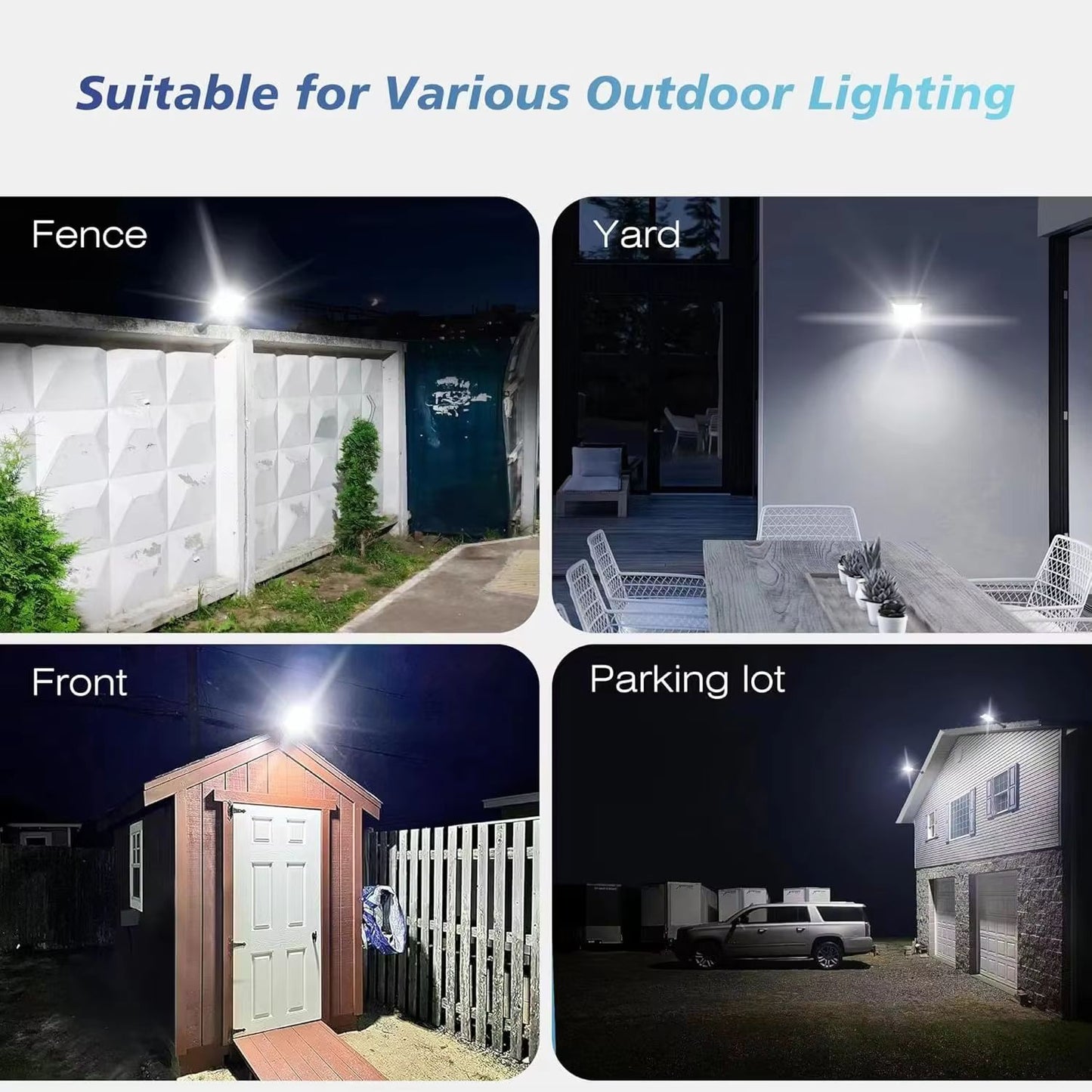 100000LM Solar LED Street Light  Commercial Outdoor Dusk To Dawn Security Lamp Waterproof 5