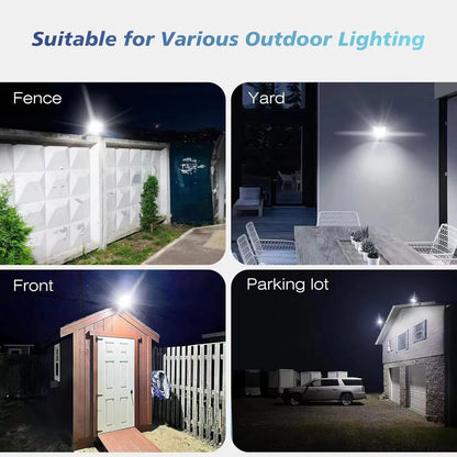 100000LM Solar LED Street Light  Commercial Outdoor Dusk To Dawn Security Lamp Waterproof 5
