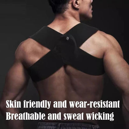Adjustable Back Posture Corrector Brace  Spine Shoulder  Lumbar Support Belt 4