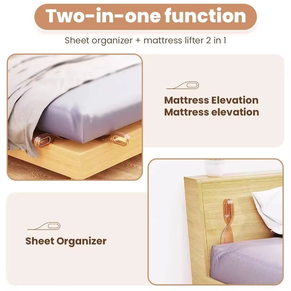Ergonomic Mattress Lifter Tool  Portable Bed Sheet Changing Aid  Wedge Support 3