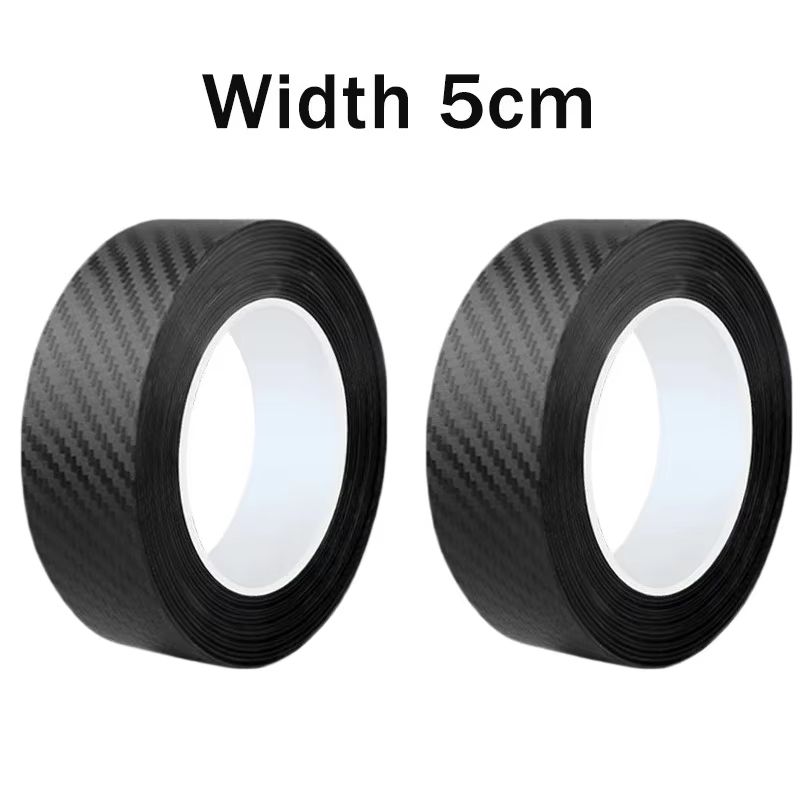 Nano Carbon Fiber Car Protector Strip  AntiScratch Sticker Film For Door Sill Mirrors  DIY Auto Car 11