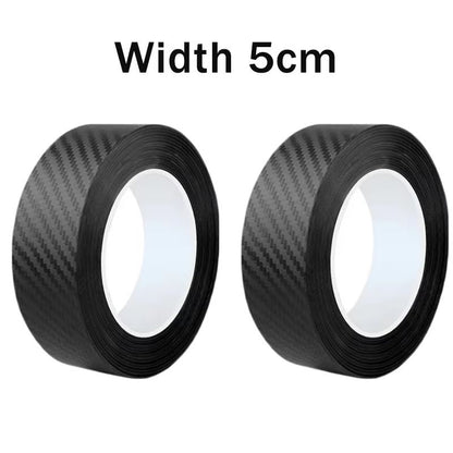 Nano Carbon Fiber Car Protector Strip  AntiScratch Sticker Film For Door Sill Mirrors  DIY Auto Car 11