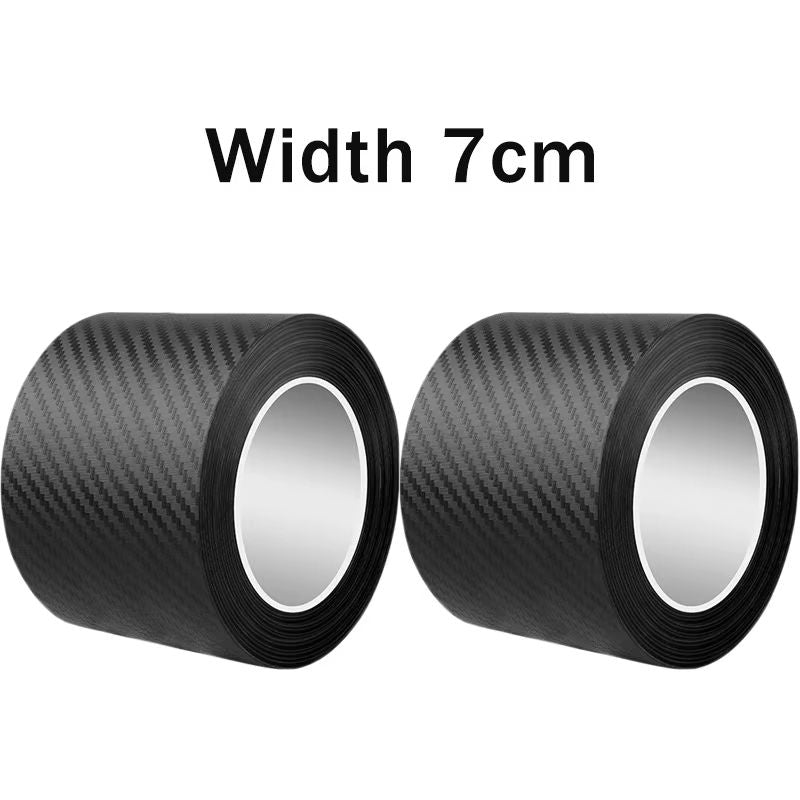Nano Carbon Fiber Car Protector Strip  AntiScratch Sticker Film For Door Sill Mirrors  DIY Auto Car 12
