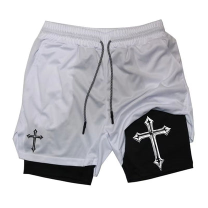 2in1 Mens Workout Running Shorts With Compression Liner  Athletic Gym Shorts With Phone Pocket  Tow 9