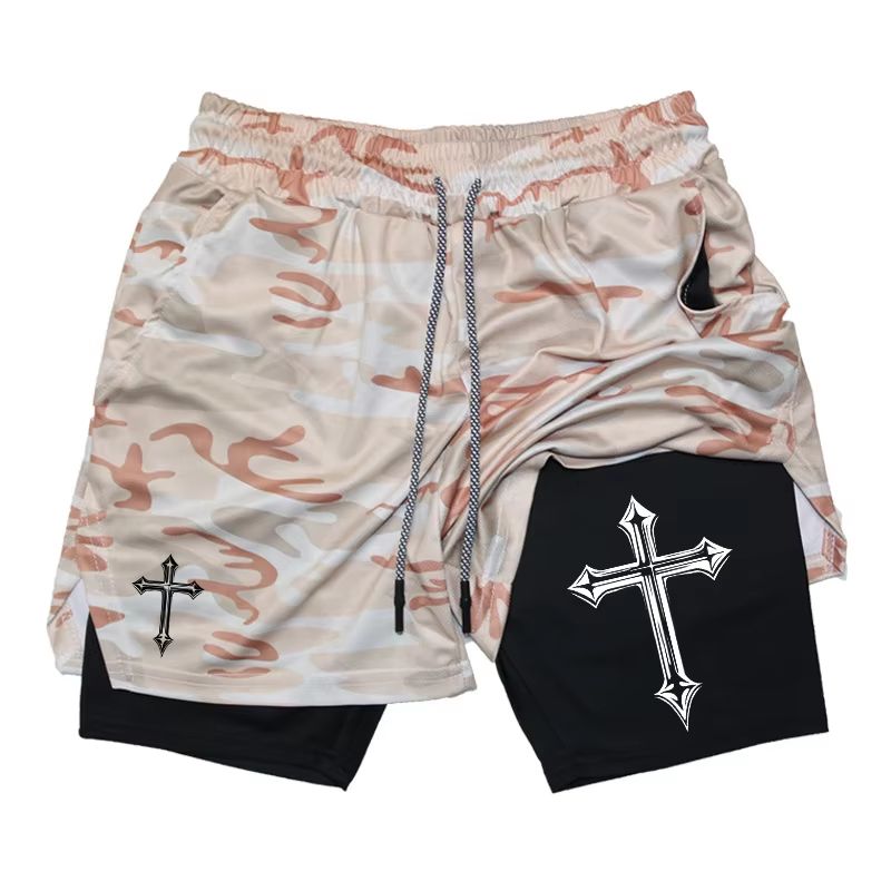 2in1 Mens Workout Running Shorts With Compression Liner  Athletic Gym Shorts With Phone Pocket  Tow 6