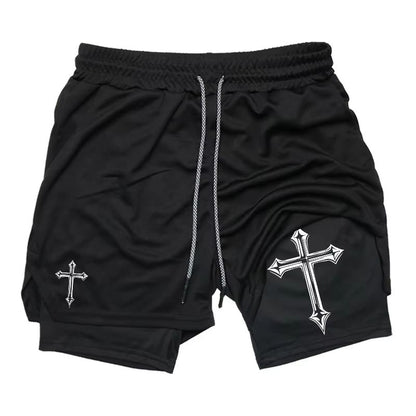 2in1 Mens Workout Running Shorts With Compression Liner  Athletic Gym Shorts With Phone Pocket  Tow 8