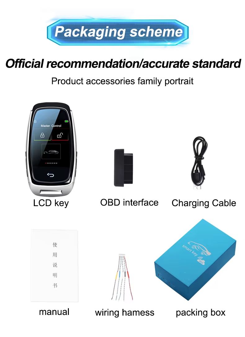 CF920 Universal Smart LCD Car Key  Modified Keyless Entry Remote With Auto Lock  Display For Audi B 5