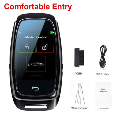 CF920 Universal Smart LCD Car Key  Modified Keyless Entry Remote With Auto Lock  Display For Audi B 6