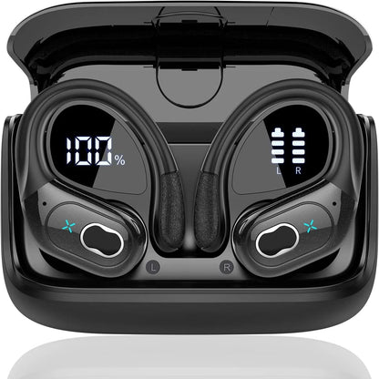 TWS Sports Bluetooth Earbuds LED Touch Headset