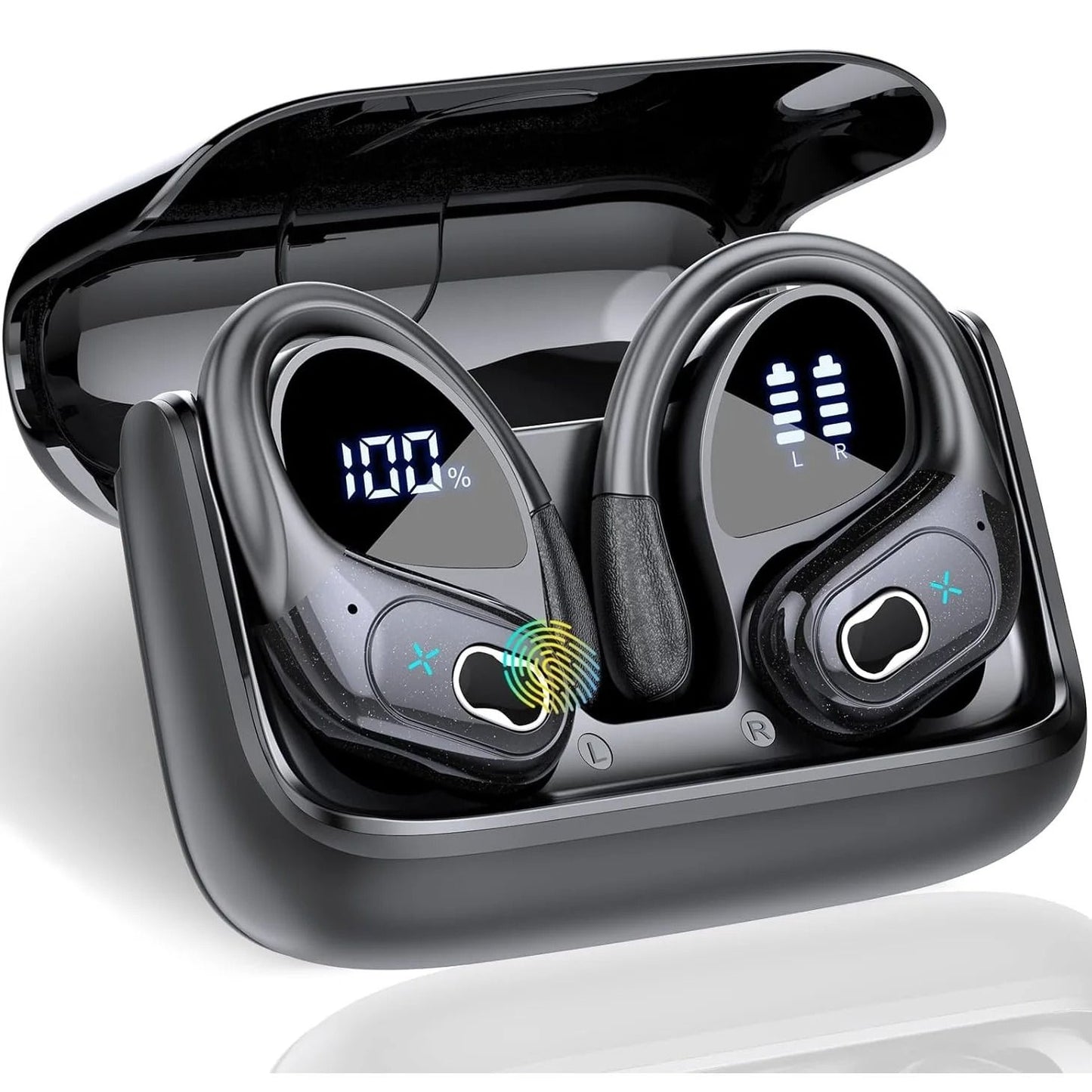 TWS Sports Bluetooth Earbuds LED Touch Headset 6