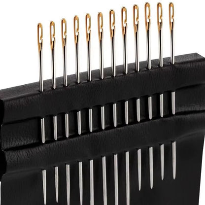 EasyThread Blind Needles Set  12pcs Stainless Steel SelfThreading Sewing Needles For Elderly  DIY A 1