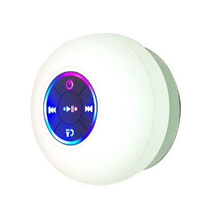 Mini Portable Waterproof Bluetooth Speaker LED Large Suction Cup Outdoor Sports Bathroom Wireless 6