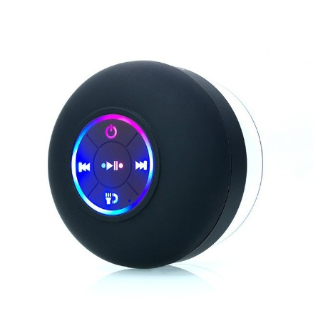 Mini Portable Waterproof Bluetooth Speaker LED Large Suction Cup Outdoor Sports Bathroom Wireless 7