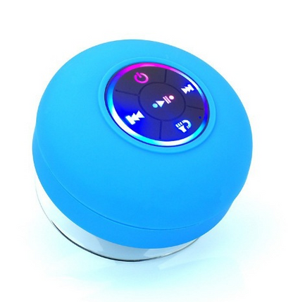 Mini Portable Waterproof Bluetooth Speaker LED Large Suction Cup Outdoor Sports Bathroom Wireless 8