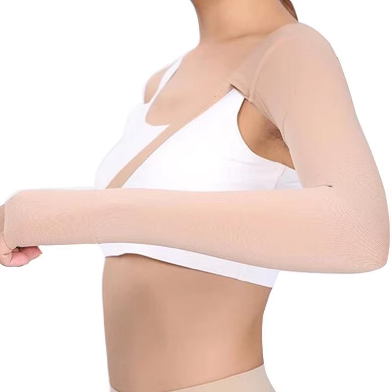 Medical Compression Arm Sleeve  Post Mastectomy  Lymphedema Support Sleeve For Men  Women 3040 MmHg 4