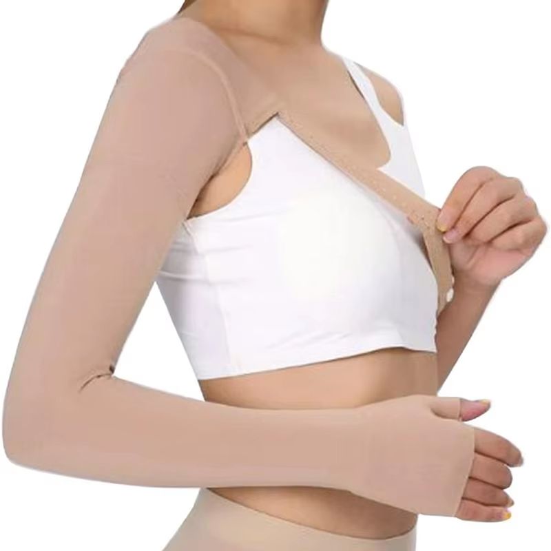 Medical Compression Arm Sleeve  Post Mastectomy  Lymphedema Support Sleeve For Men  Women 3040 MmHg 6
