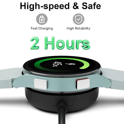 Portable USB Cable Fast Charging Dock Station Magnetic Watch Wireless Charger For Samsung Galaxy Watch