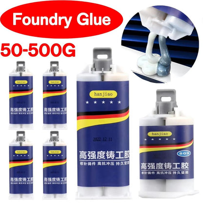 Extra Strong Foundry Glue – High Temperature Liquid Metal Repair Adhesive for Welding Copper, Aluminum & Heavy-Duty Cast