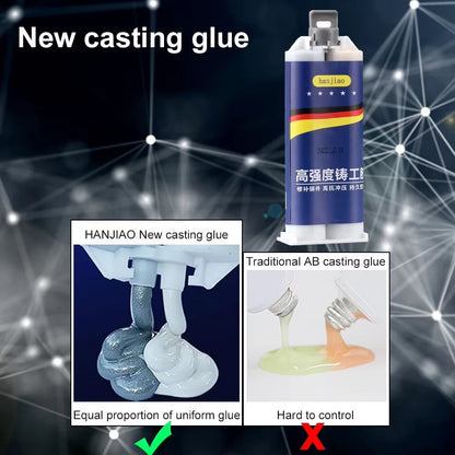 Extra Strong Foundry Glue  High Temperature Liquid Metal Repair Adhesive For Welding Copper Aluminu 4