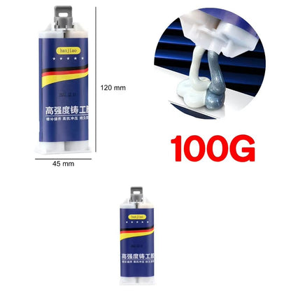 Extra Strong Foundry Glue  High Temperature Liquid Metal Repair Adhesive For Welding Copper Aluminu 8