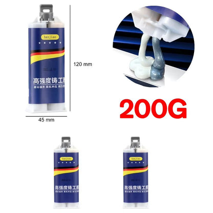 Extra Strong Foundry Glue  High Temperature Liquid Metal Repair Adhesive For Welding Copper Aluminu 9
