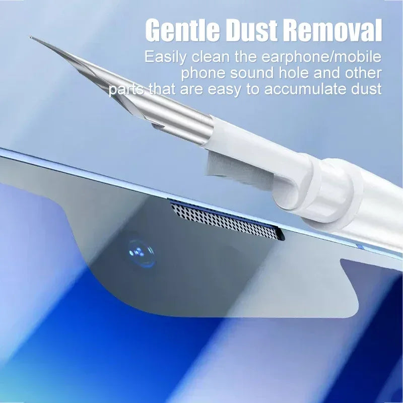 Earbuds Case Cleaner Kit, Bluetooth Earphones Cleaning Tool, Cleaning Brush Pen for Xiaomi iPhone Earbuds