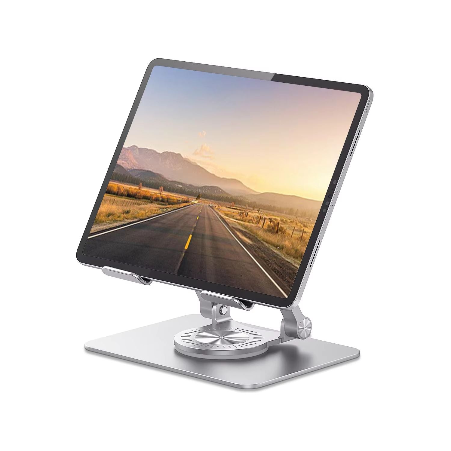 ST02 Aluminum Tablet Stand With 360 Swivel Base  Adjustable Universal Holder For IPad Samsung  More 3