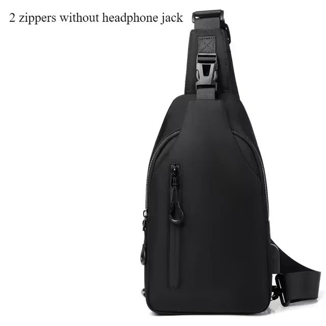 Anti Theft USB Crossbody Sling Bag For Men 14