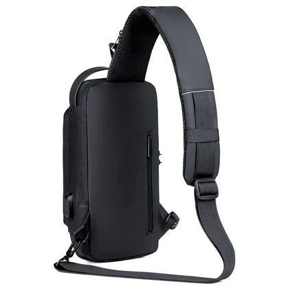 Anti Theft USB Crossbody Sling Bag For Men 1