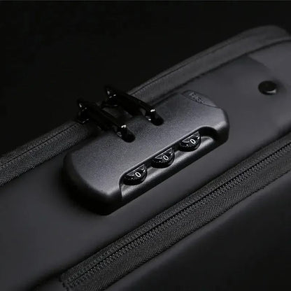Anti Theft USB Crossbody Sling Bag For Men 4