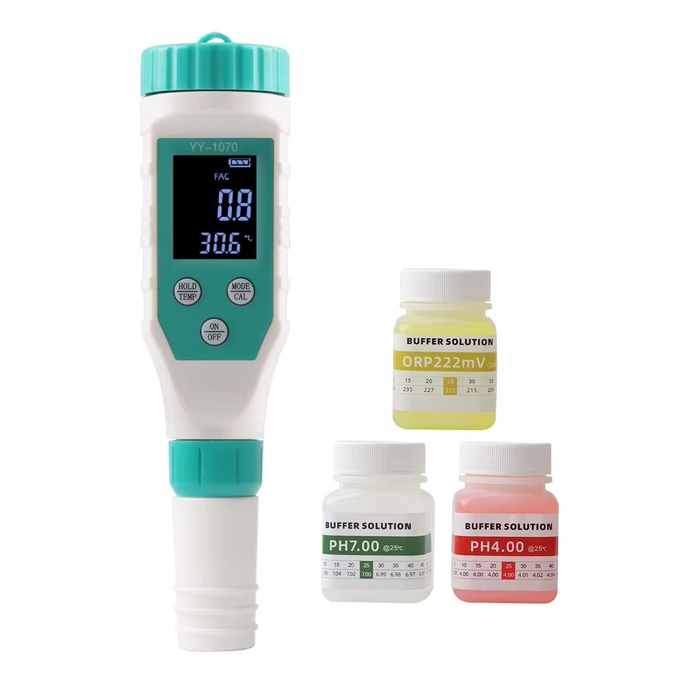 7in1 Digital Chlorine  PH Meter  Water Quality Tester For Swimming Pools Hot Springs  Spas 7