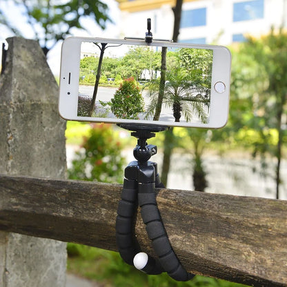 Mobile Camera Holder Clip, Tripod for Phone, Octopus Mini Tripod Stativ, Smartphone Monopod for iPhone Samsung Xiaomi
