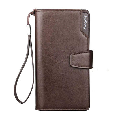 Baellerry Long Mens Wallet  Large Capacity PU Leather Zipper Purse  Card Holder 7