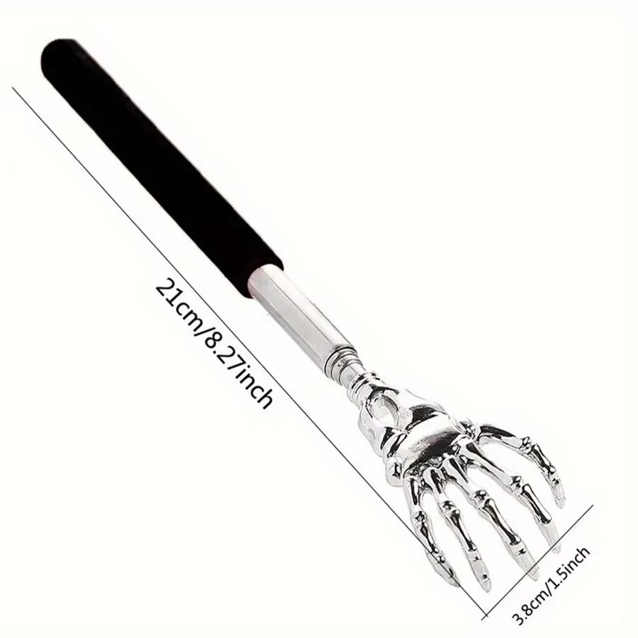 Telescopic Stainless Steel Back Scratcher  Portable Extendable Itch Relief Tool For Men  Women 8