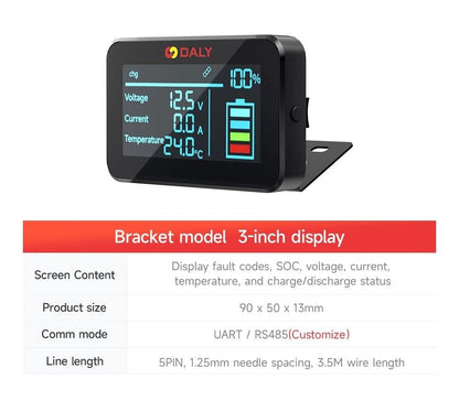 Smart BMS Bluetooth WiFi LCD And Communication Modules 16