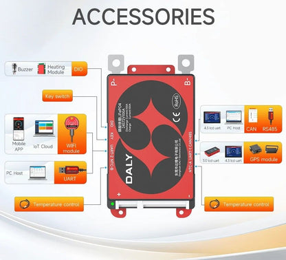 Smart BMS Bluetooth WiFi LCD And Communication Modules 3