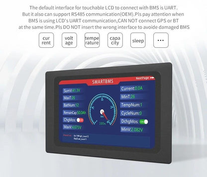 Smart BMS Bluetooth WiFi LCD And Communication Modules 4
